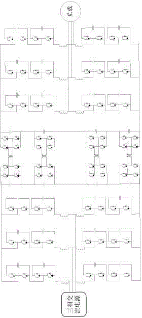 Middle-high voltage variable frequency speed control circuit based on modular multilevel converter (MMC)