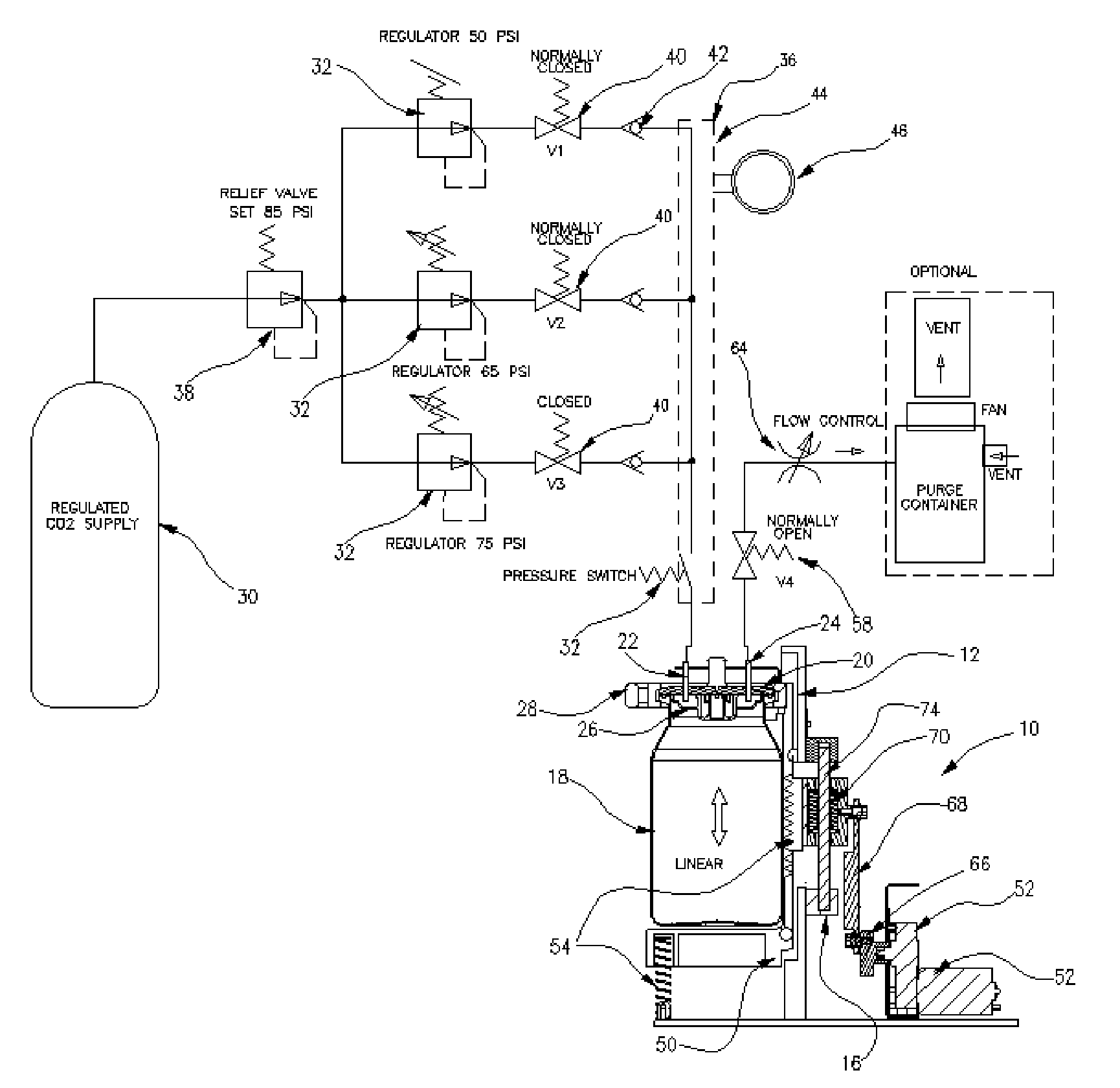 Batch carbonator and method of forming a carbonated beverage