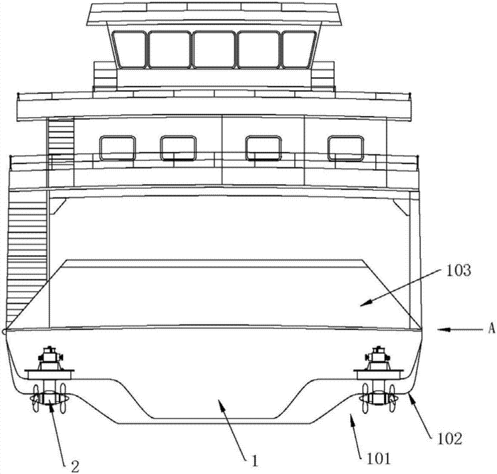 Vehicle-passenger ferry