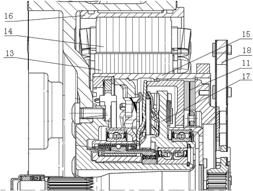 Hybrid vehicle and power transmission system thereof