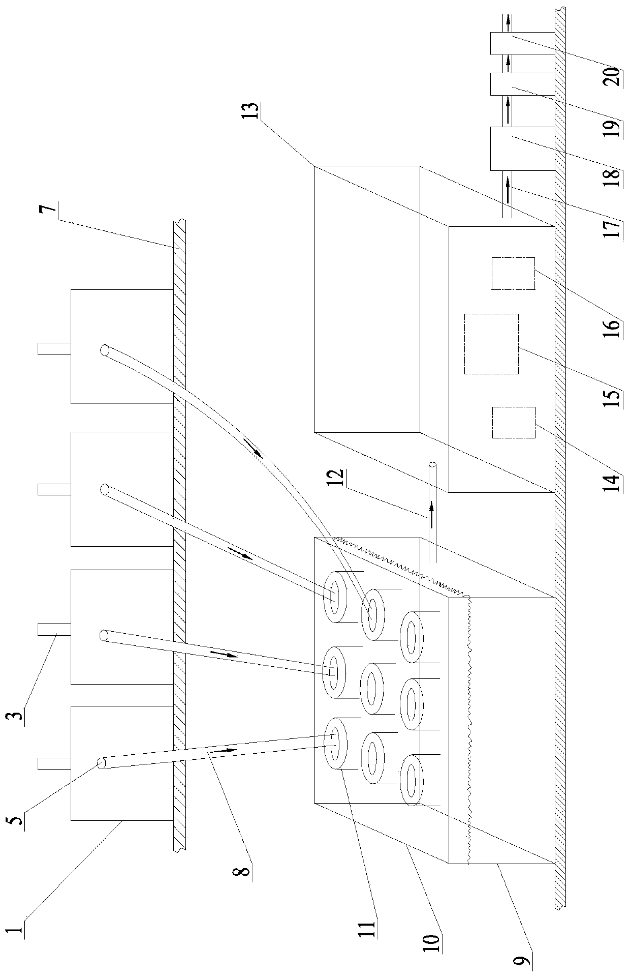 Artificial screening system for host fish of freshwater mussels