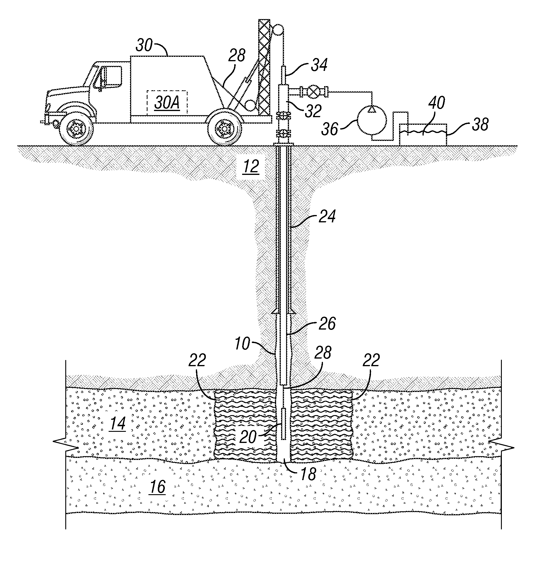 Method for determining spatial distribution of fluid injected into subsurface rock formations