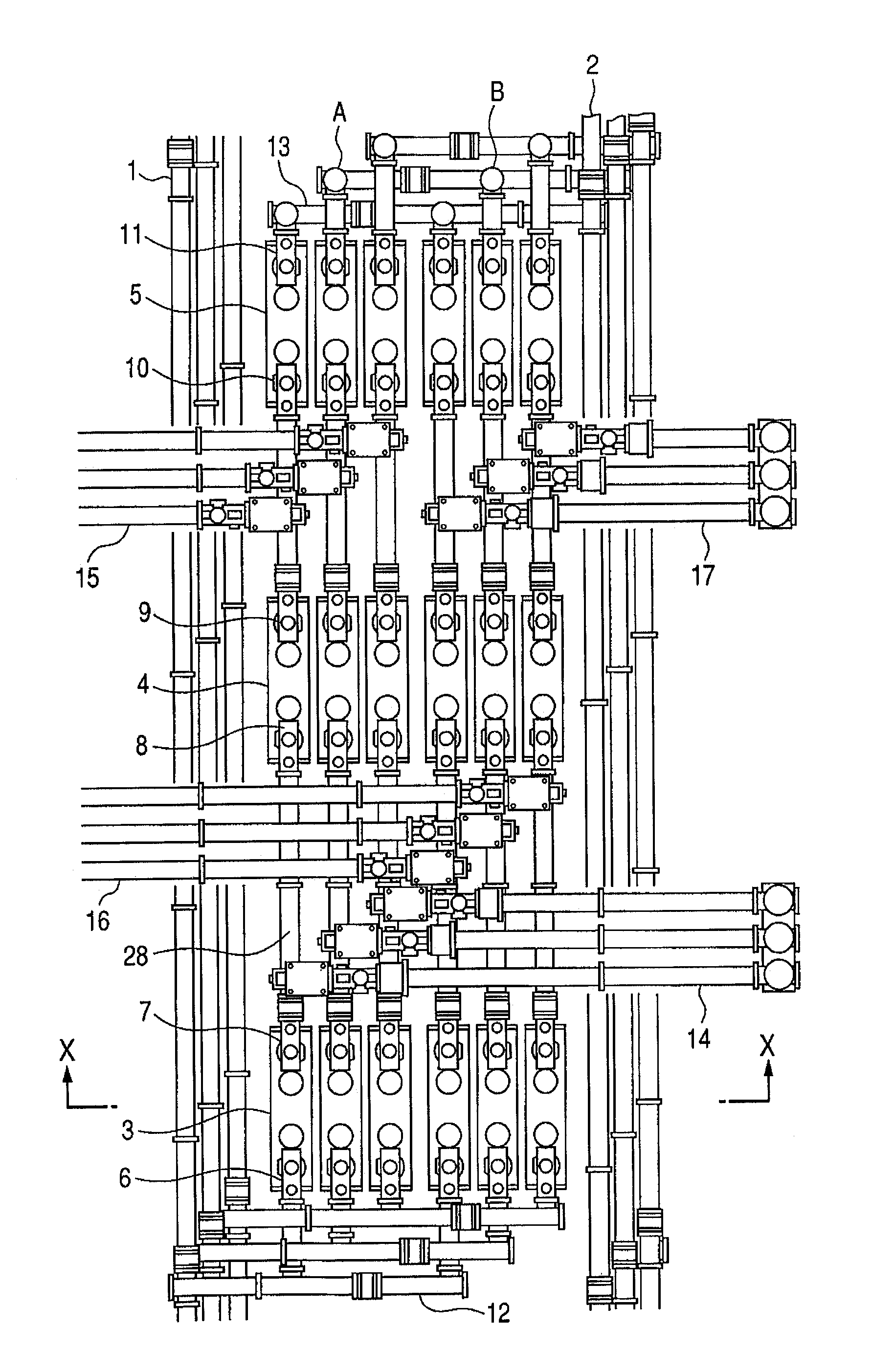 Gas-insulated switchgear device