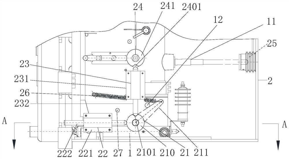 Automatic interlocking locking device and quick-opening door