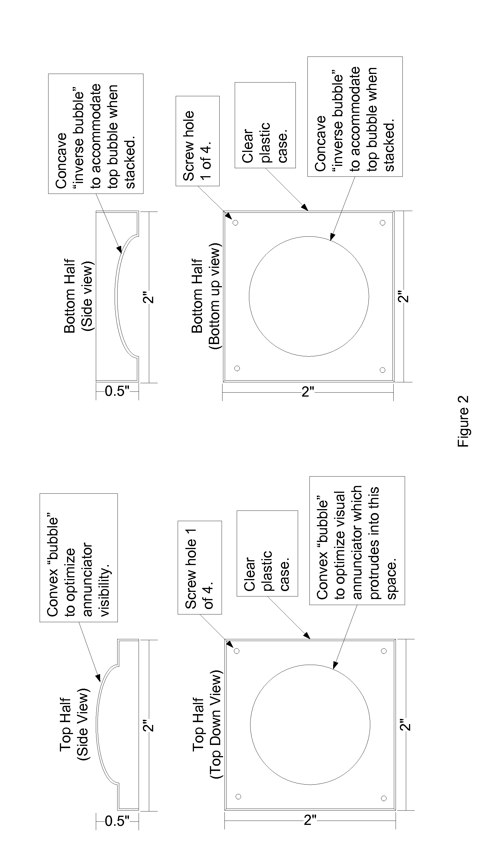 Audio/visual annuciator for marking points of interest