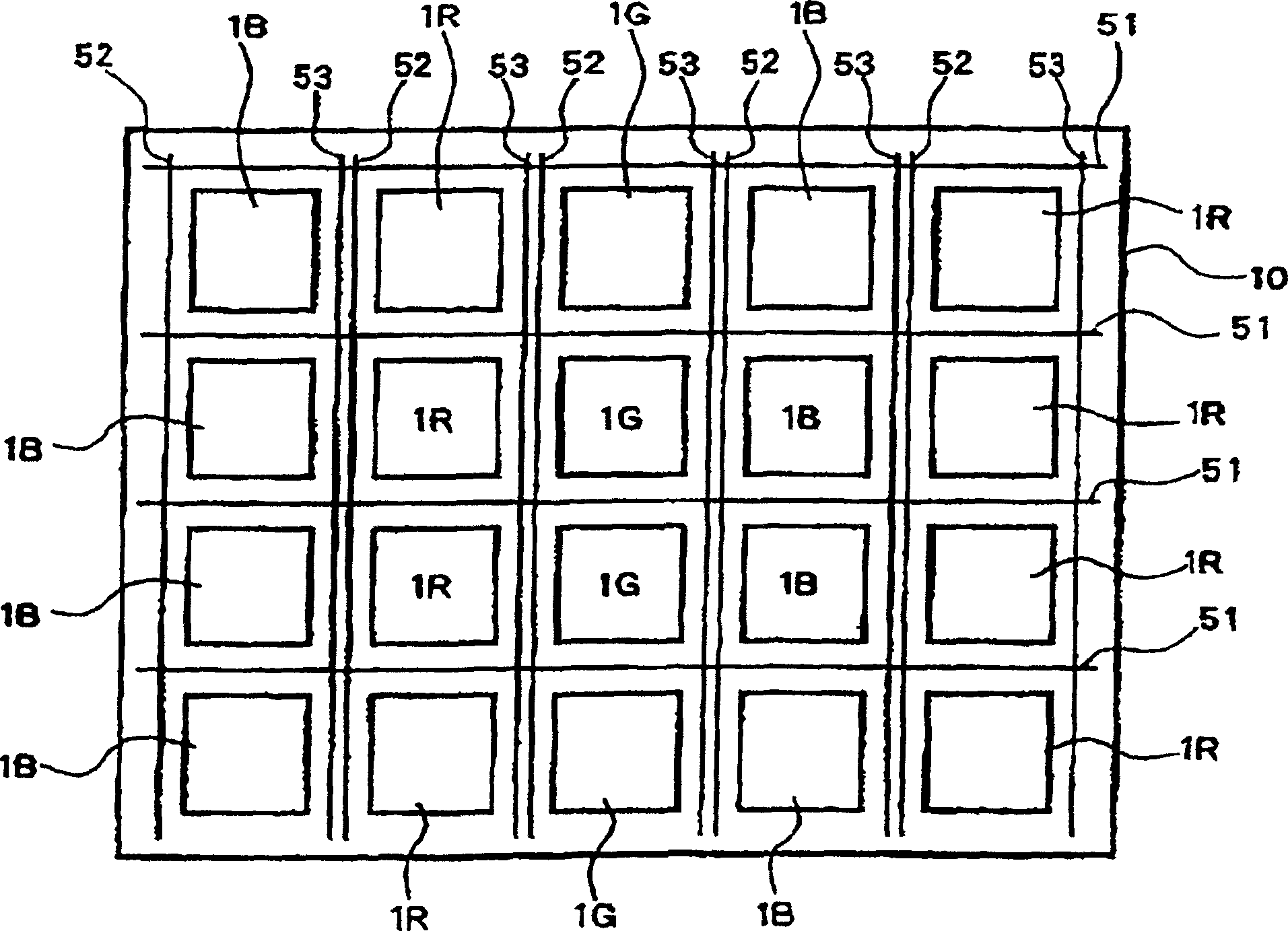 Laminated material and lamination method by using mask with preset pattern on substrate