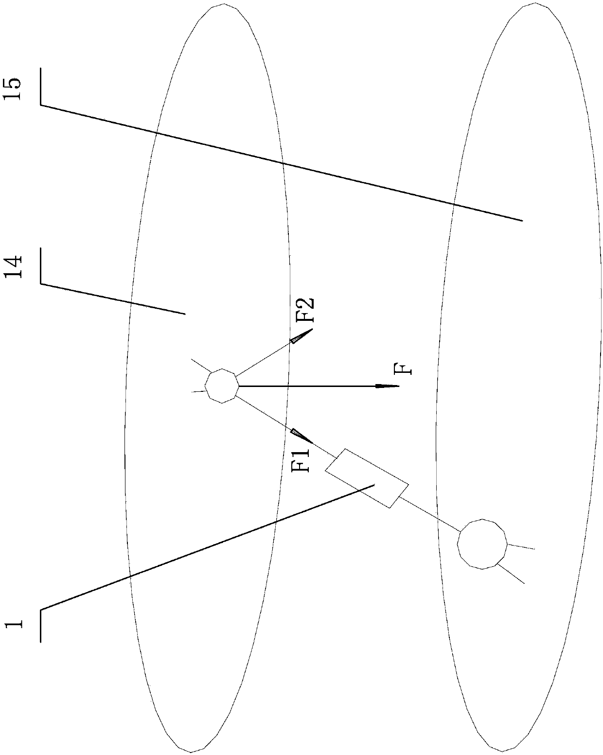 Magnetic suspension low-frequency shock absorber