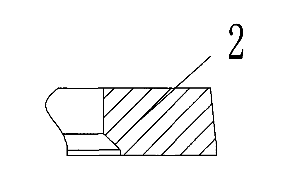 Piston ring set used for natural gas engine