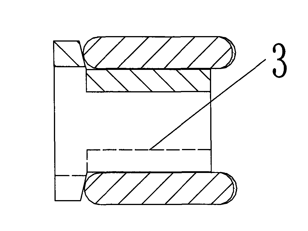 Piston ring set used for natural gas engine