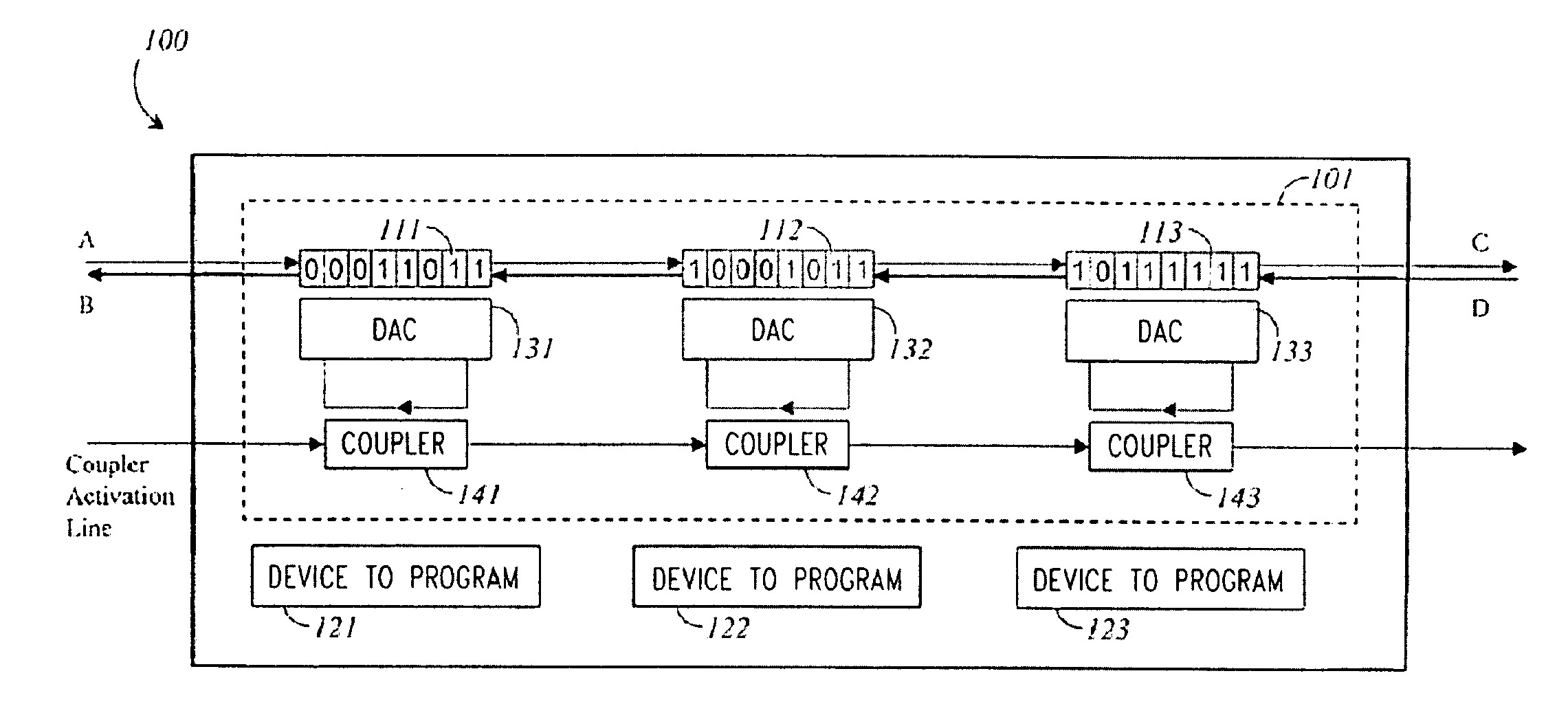 Systems, methods and apparatus for local programming of quantum processor elements
