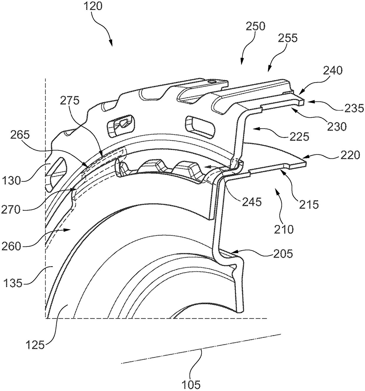 bracket for friction element of double clutch
