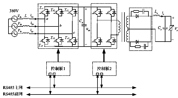 Intelligent network monitoring system for special power supplies and communication method of intelligent network monitoring system