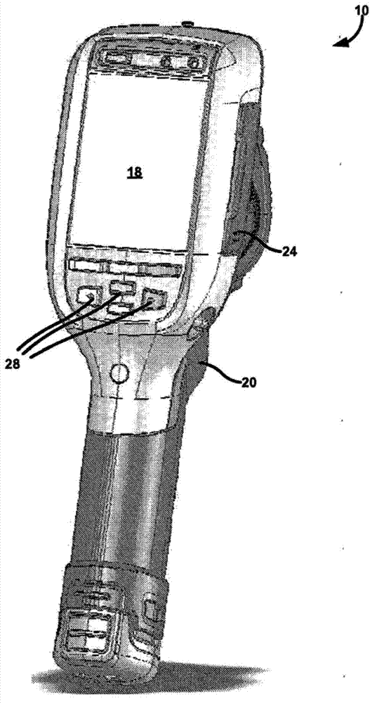 Thermal imaging camera with infrared lens focus adjustment