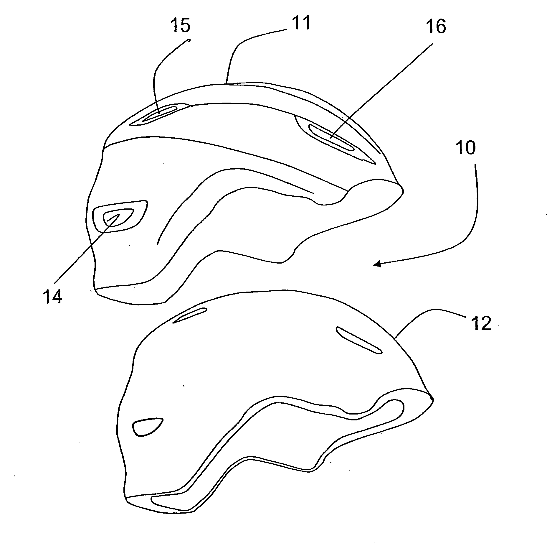 Protective helmet and method of manufacture thereof