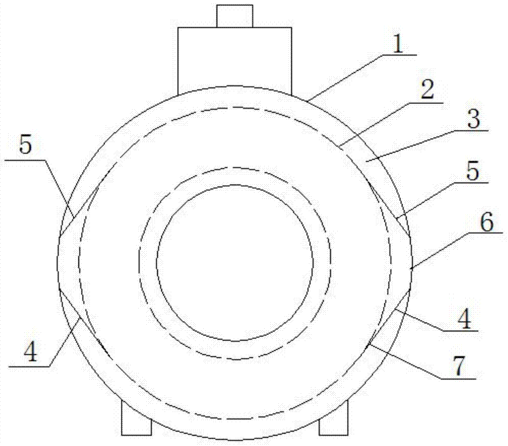Suspension device for a superconducting magnet