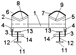 Wheelchair bracket infusion instrument used for senile patients