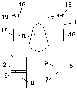 Wheelchair bracket infusion instrument used for senile patients