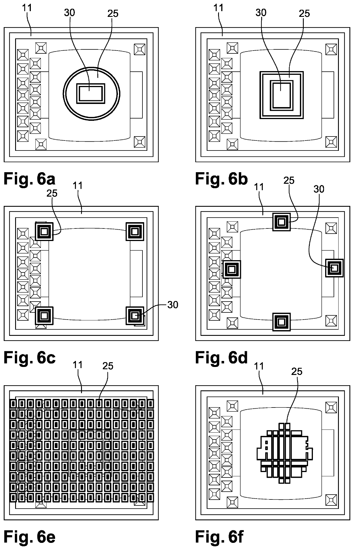 Device for Attaching Two Elements Such as a Chip, an Interposer and a Support