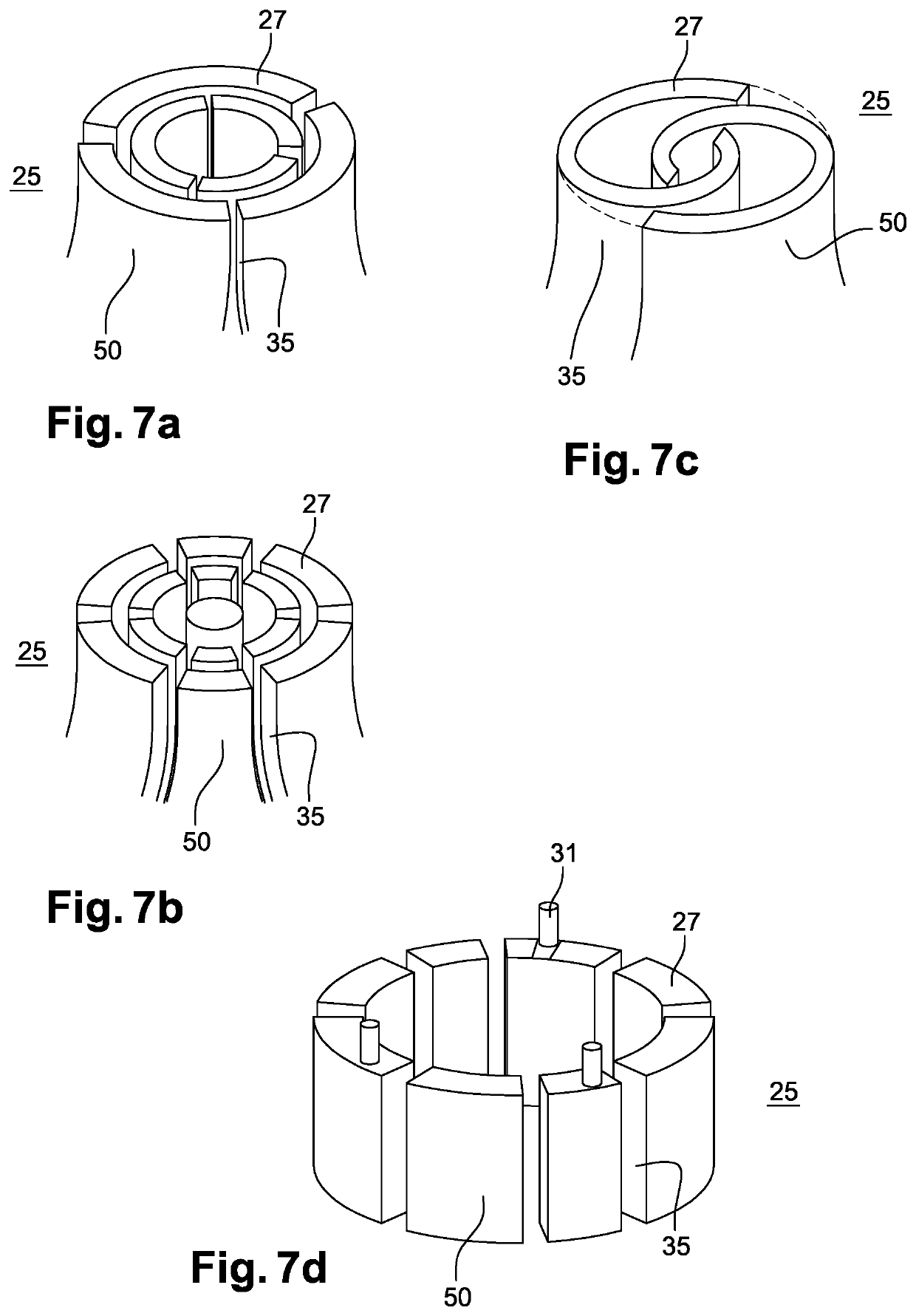 Device for Attaching Two Elements Such as a Chip, an Interposer and a Support