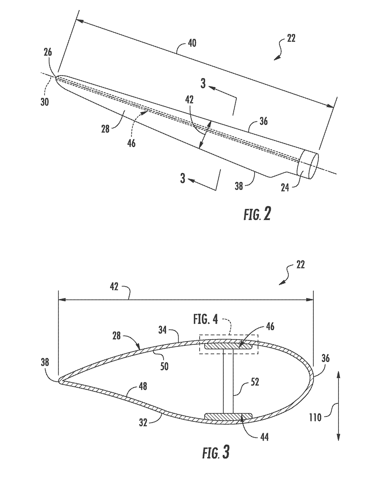 Wind turbine rotor blade components formed from pultruded hybrid-resin fiber-reinforced composites