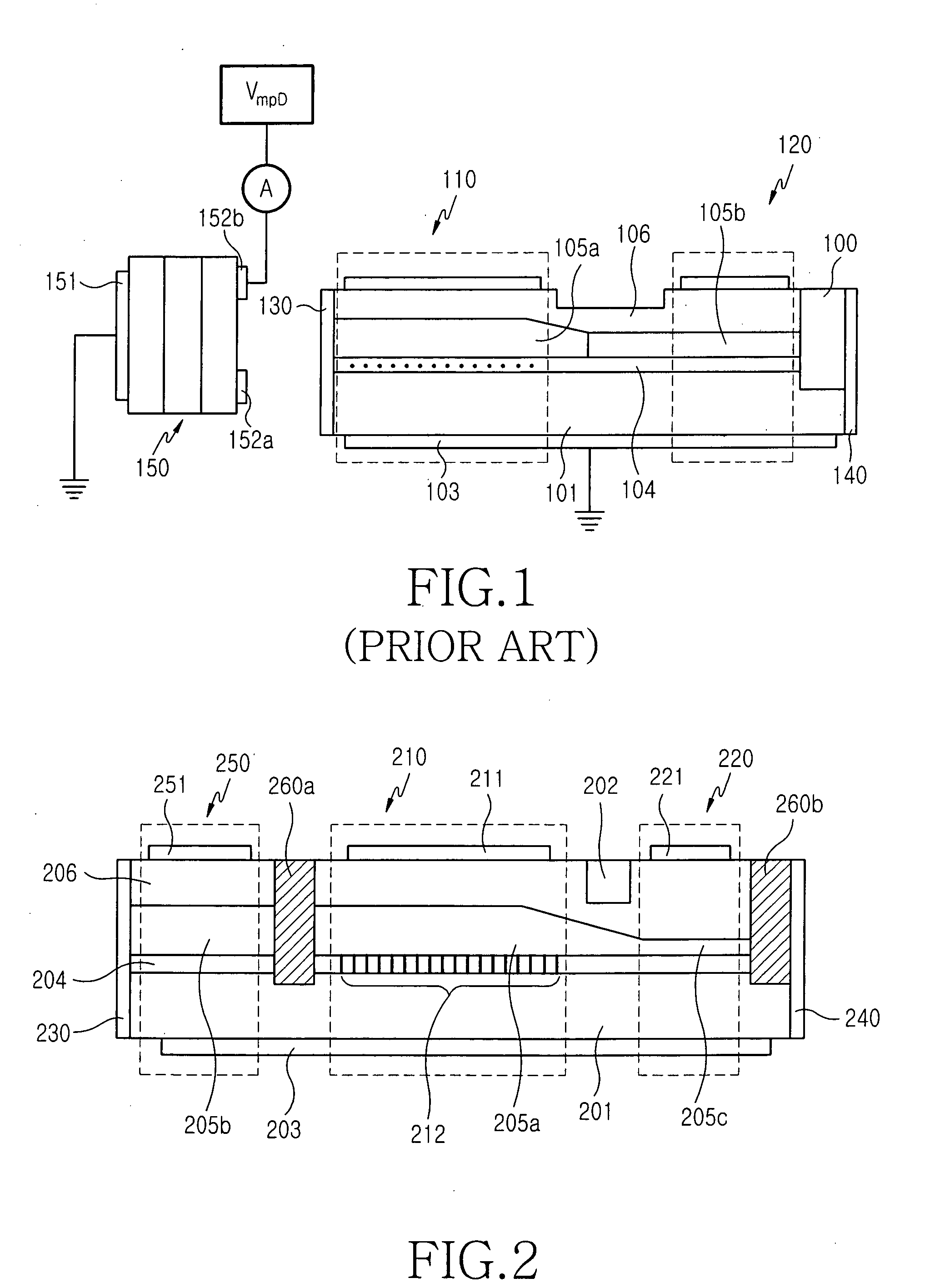Electro-absorptive optical modulator module having monolithic integrated photo detector