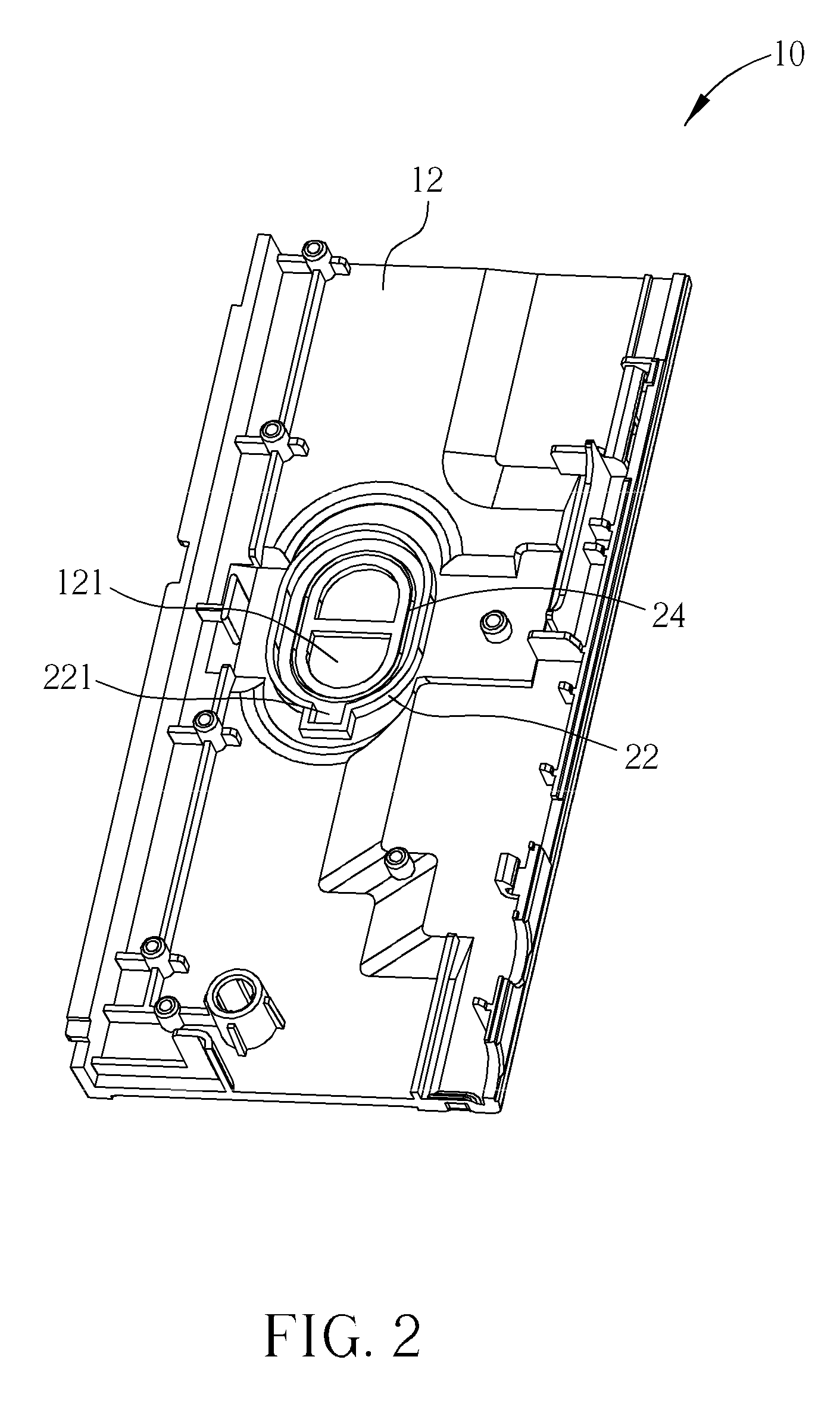 Fixing mechanism for fixing a sound box and related electronic device