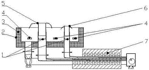 An electromagnetic pump type double wave crest generator