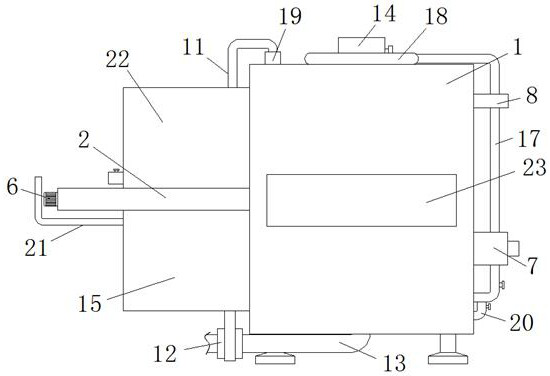 Oil-water separation device for chemical machinery