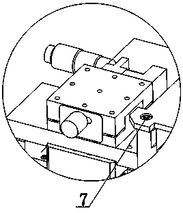 Scrubbing and locking-connecting device for glass fiber reinforced plastic grating plates for filtering of farmland accumulated water