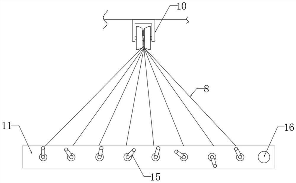 Lamp trough ceiling structure and using method thereof