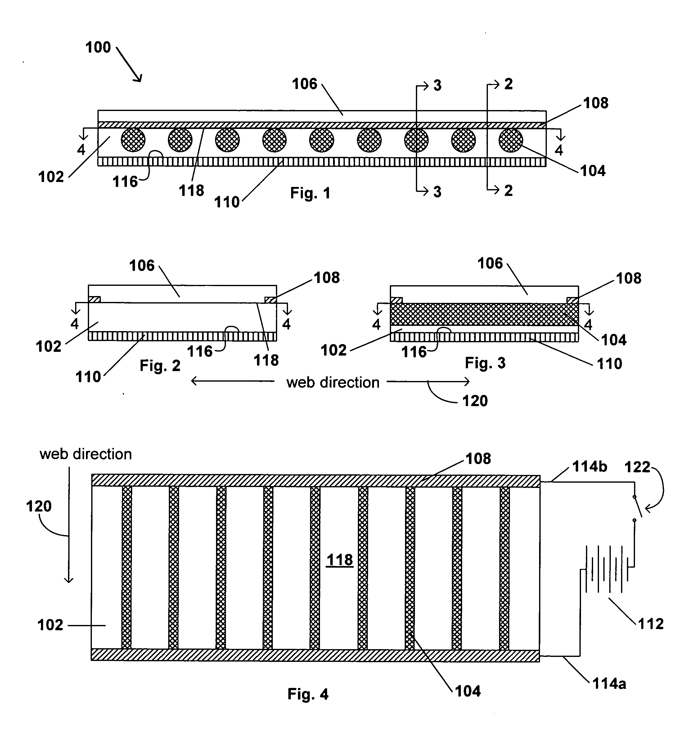 Skin-contacting heatable dressing