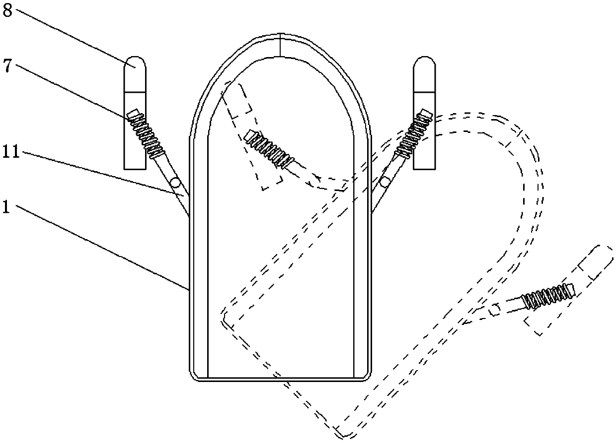 Skiing propelling device for ice-snow sports