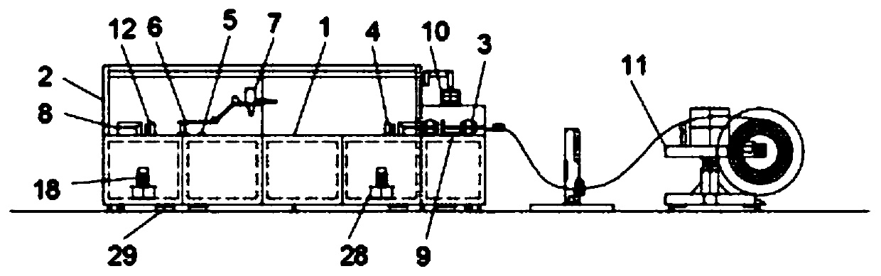 Numerical control manufacturing machine tool for assembling cables and cable assembling method