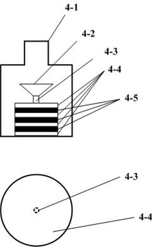 An optical fiber sensing device based on ultrasonic detection voltage and its implementation method