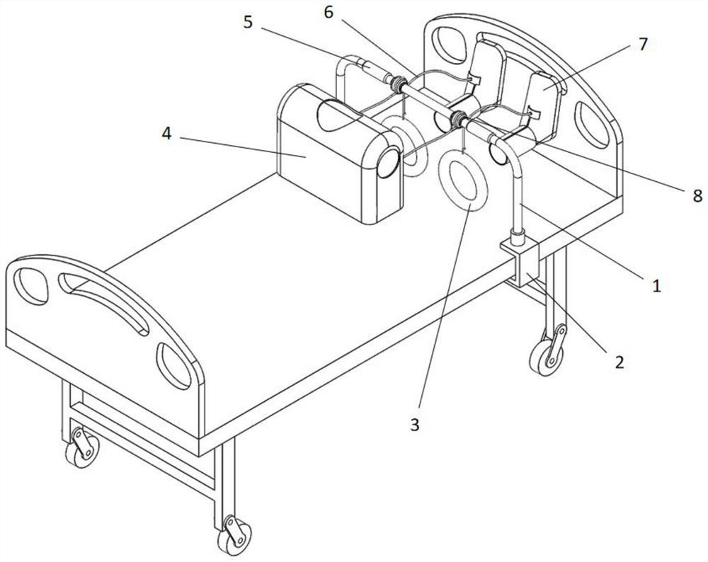 Active exercise apparatus for cerebral stroke patient