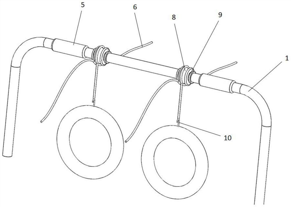 Active exercise apparatus for cerebral stroke patient