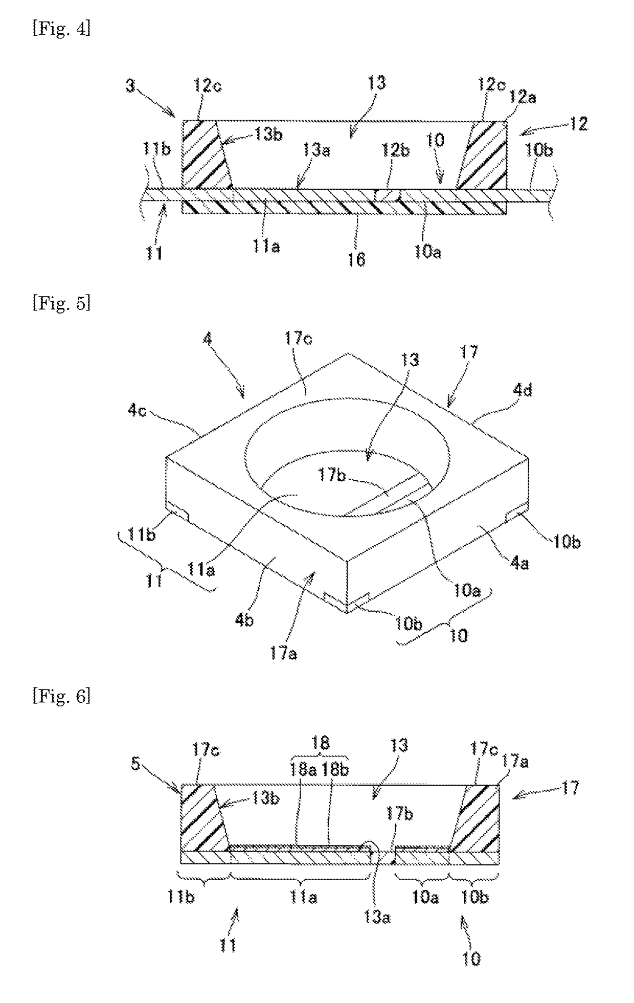 Molded resin body for surface-mounted light-emitting device, manufacturing method thereof, and surface-mounted light-emitting device