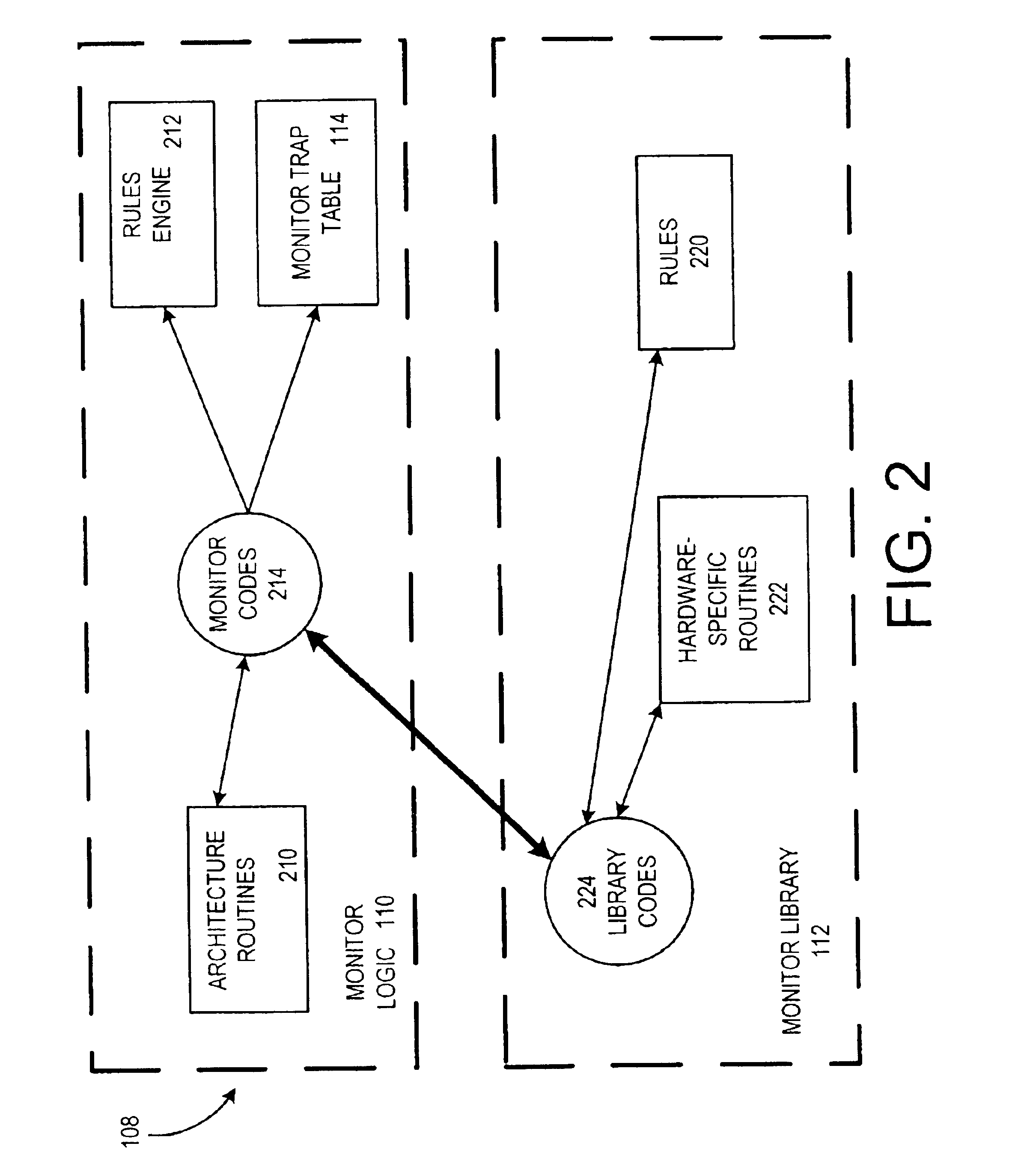 Diagnostic monitor for use with an operating system and methods therefor