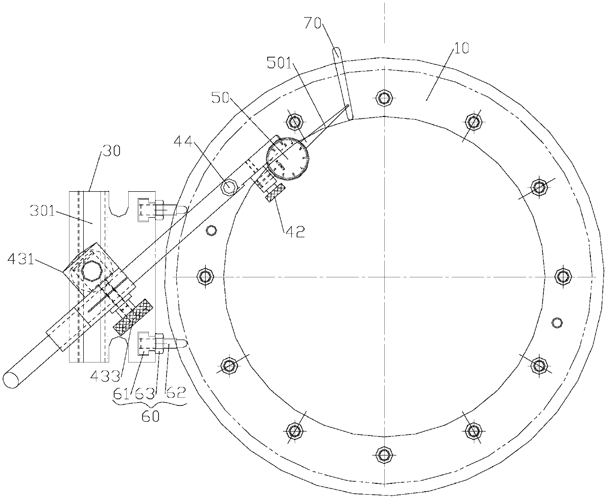 Method for detecting shape and depth error of tooth surface of mouse tooth disc