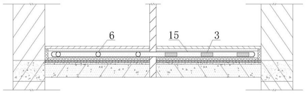 Convection-radiation combined solar hot air floor heating system and operation method