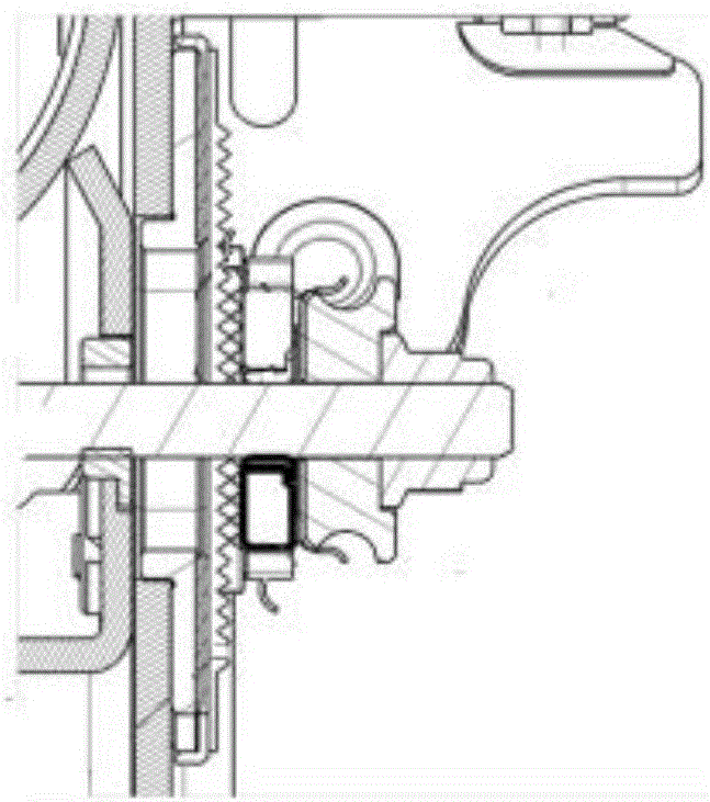 Improved clamping structure for vehicle steering pipe string
