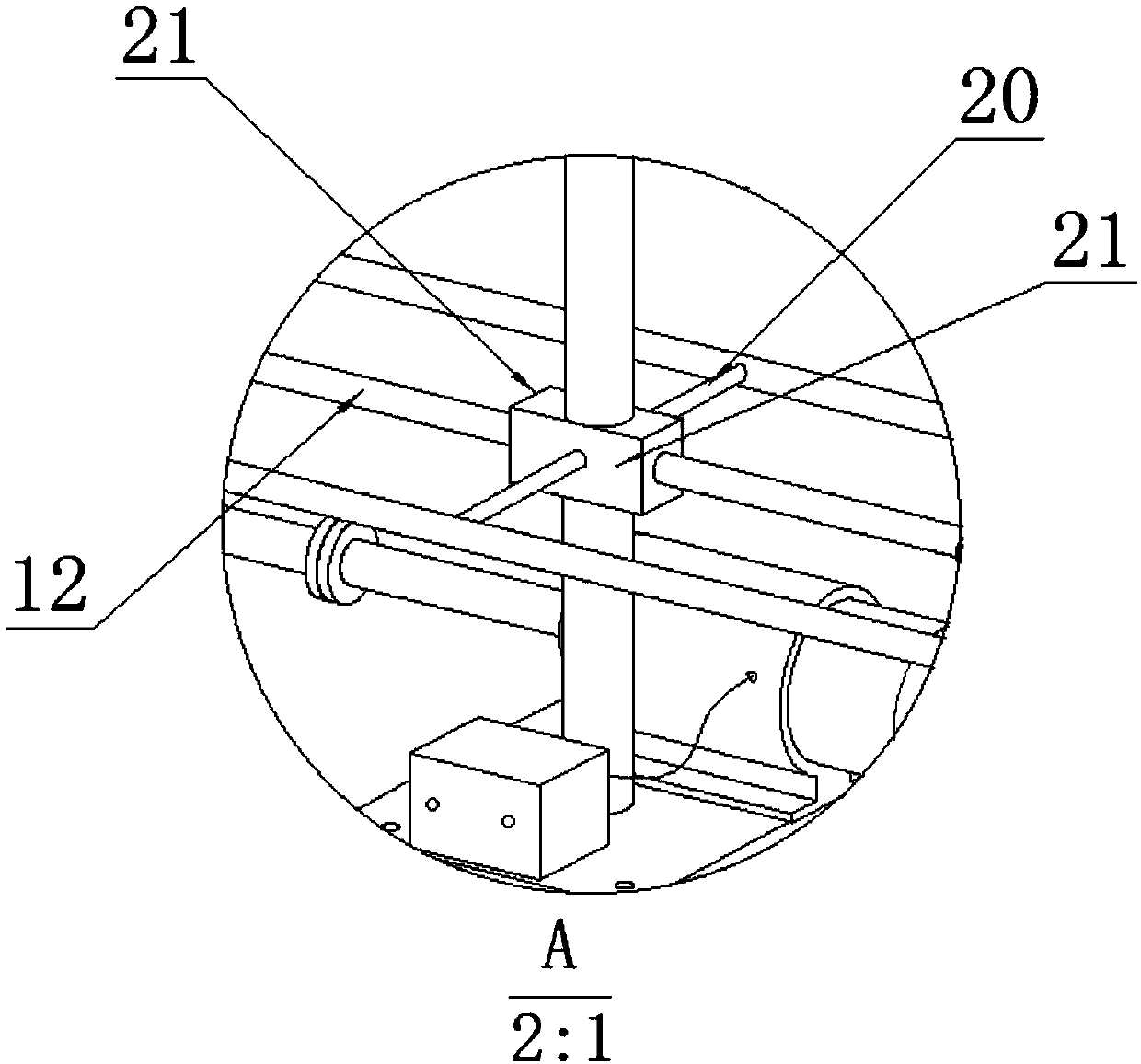 Rotary placement rack of I-shaped phenolic aldehyde plate product piece