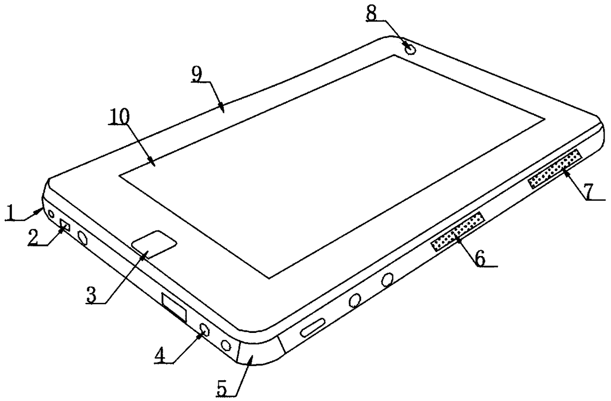 Drop-resistant tablet computer