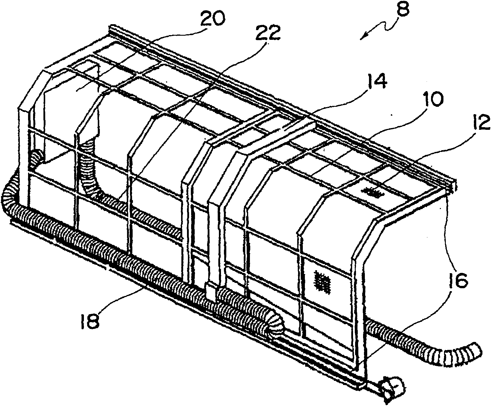 Air conditioner having indoor unit with automatic air filter cleaning function