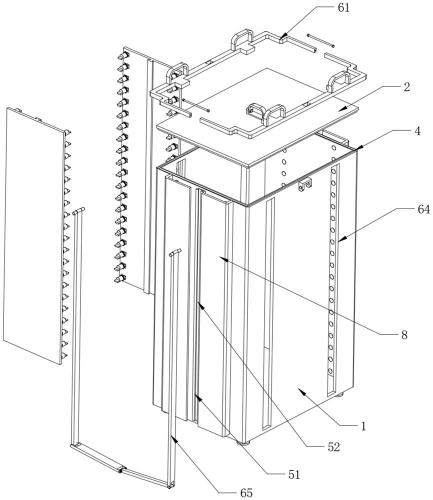 LED display screen packaging box and packaging method thereof