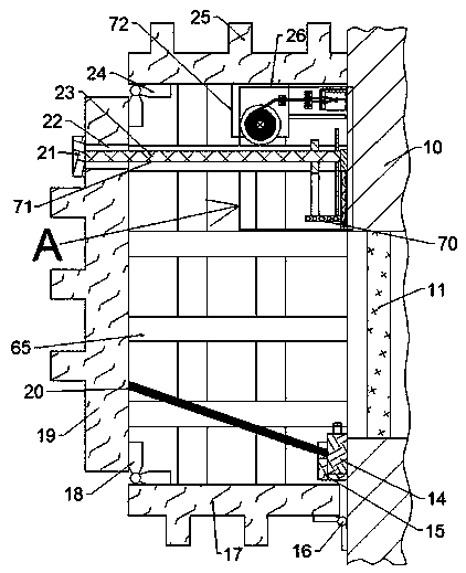 Outdoor safety escape ladder for low-rise building