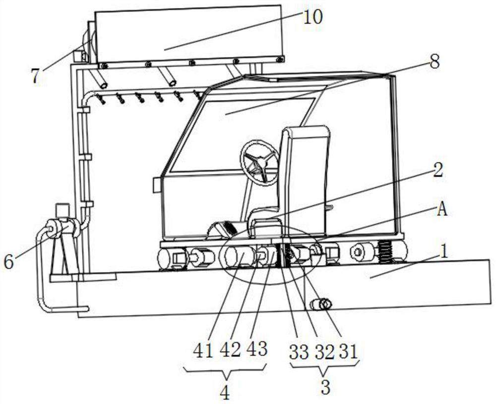 Virtual simulation practical training platform for new energy intelligent automobile