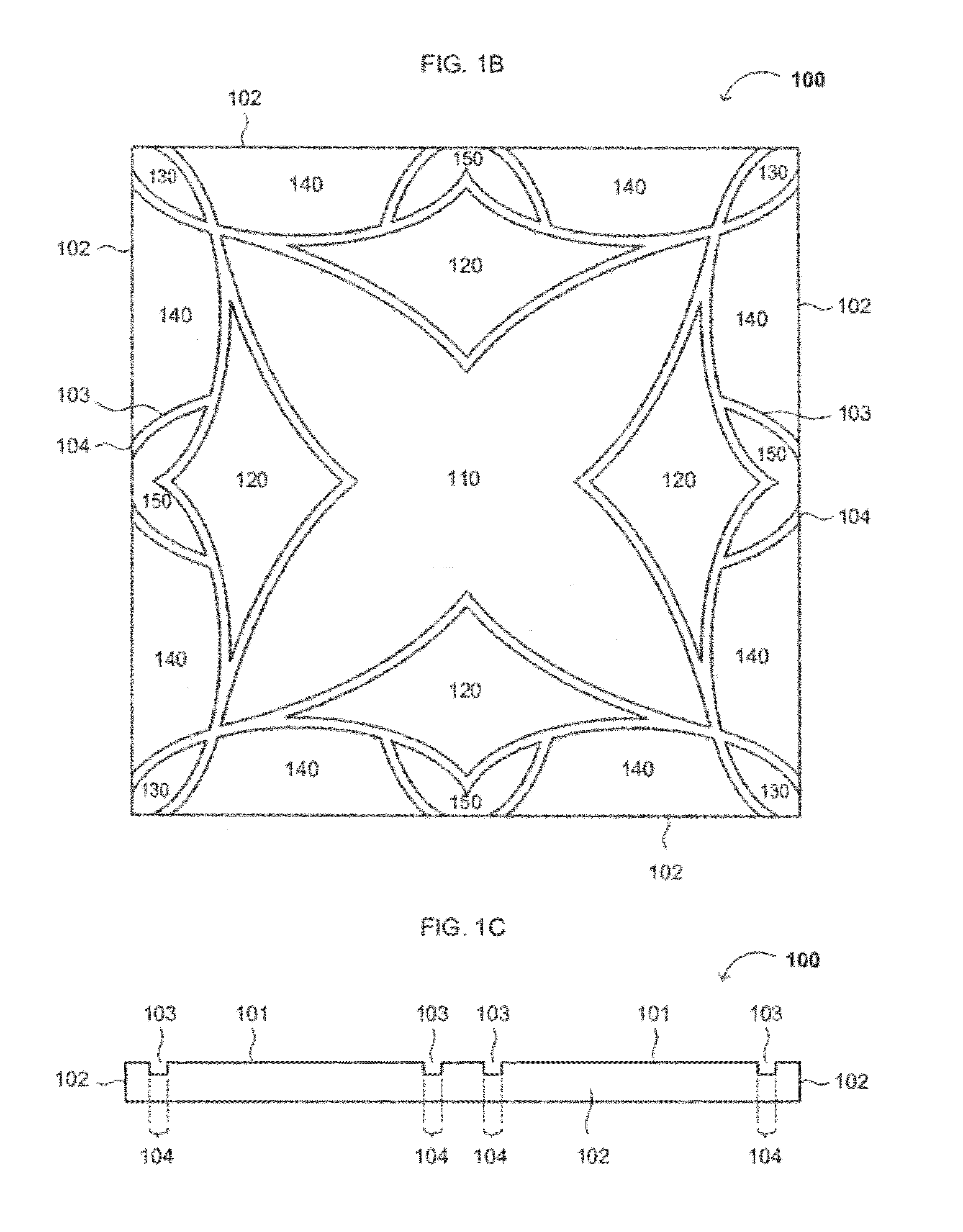 Grooved Tiles, Grooved Tile Assemblies and Related Methods