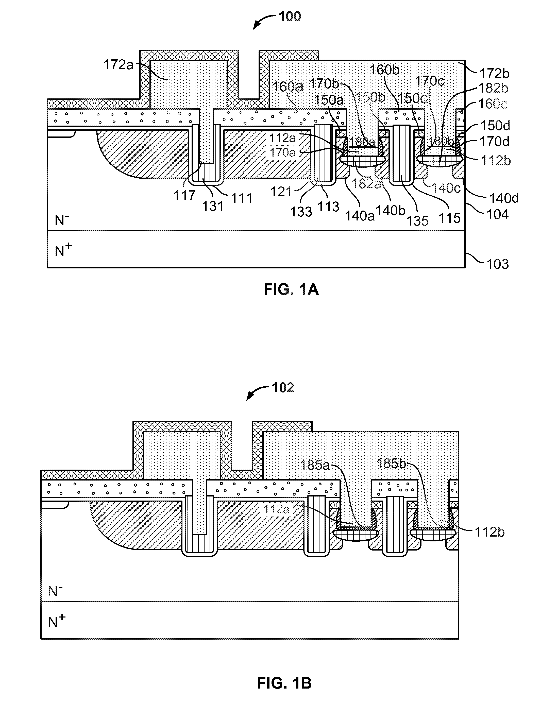 Integrated MOSFET Device and Method with Reduced Kelvin Contact Impedance and Breakdown Voltage