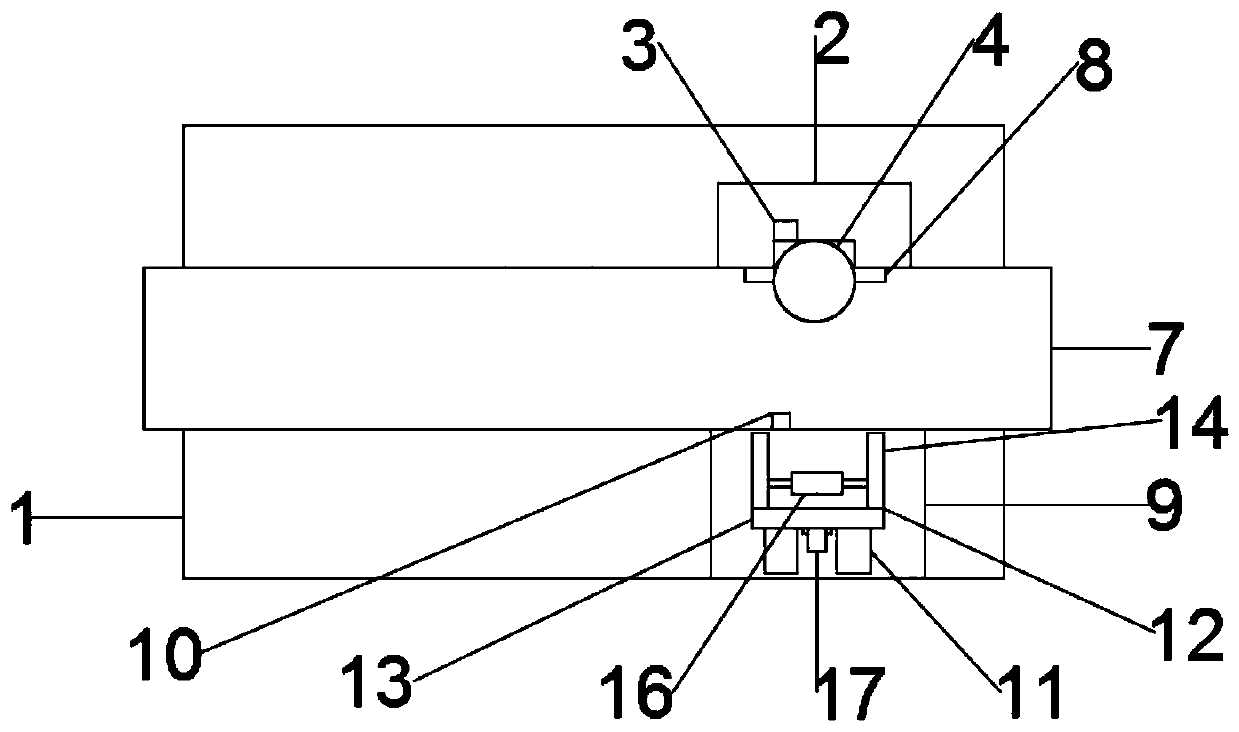 A casing oiling device for stepping motor oiling